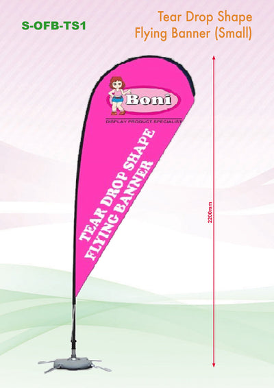 Tear shape Flying Banner by Corporate Gift Store Singapore
