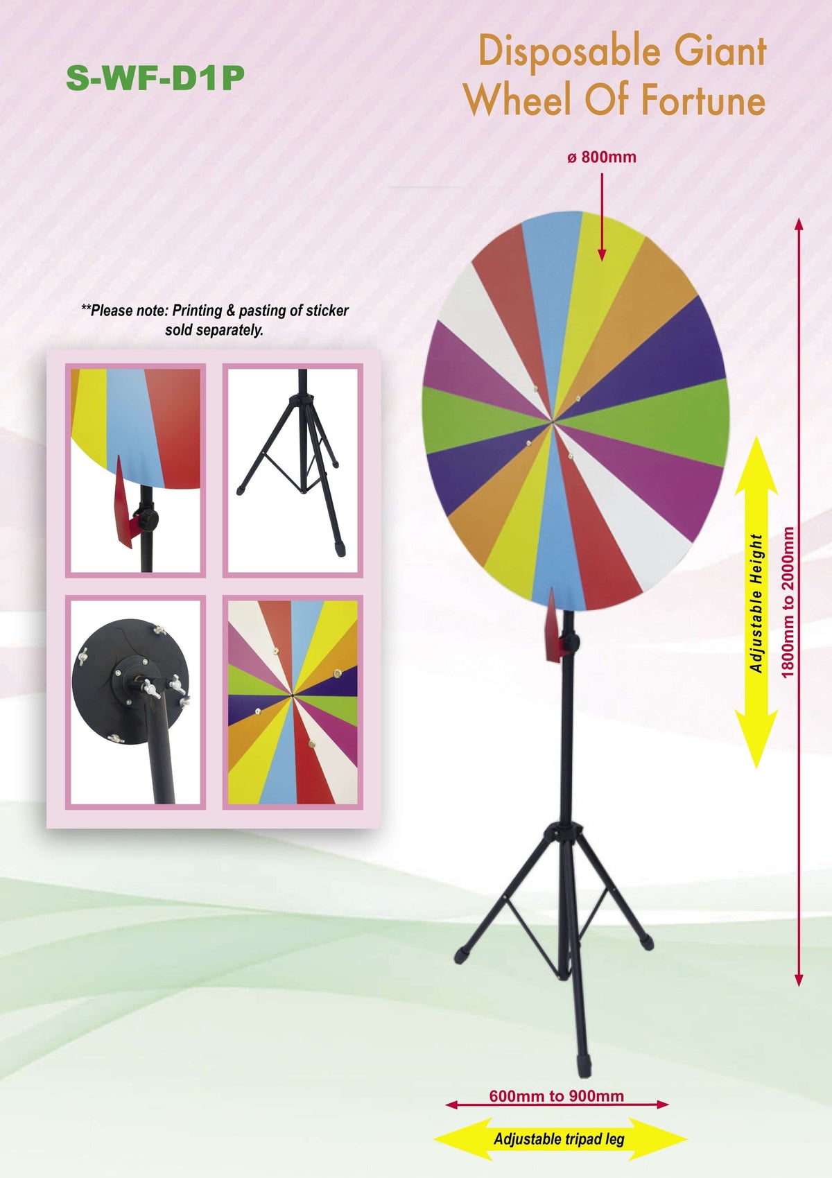 Event Wheel of Fortune by Corporate Gift Store Singapore