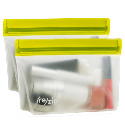 Rezip 5-piece Stand-Up Leakproof Reusable Storage Bag Pack n' Go Kit by Corporate Gift Store Singapore