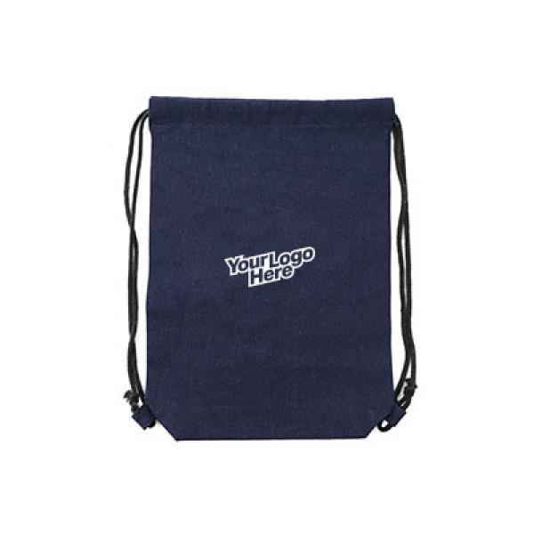 Denim Drawstring Bag by Corporate Gift Store Singapore