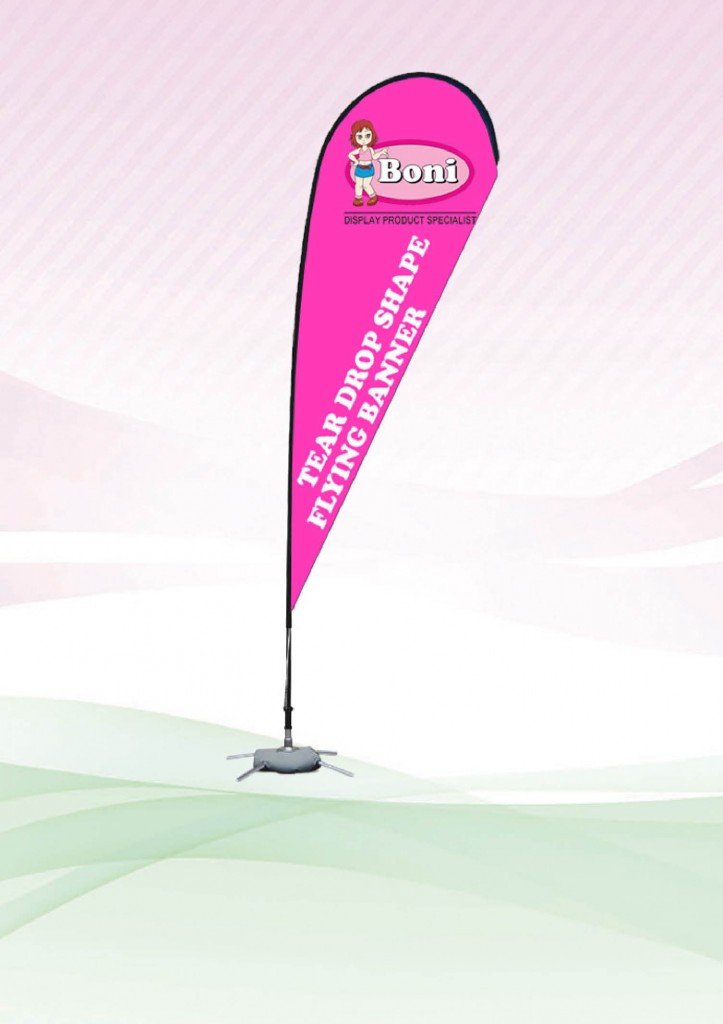 Tear shape Flying Banner by Corporate Gift Store Singapore