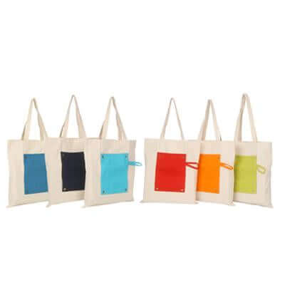 Fancy Canvas Foldable Bag by Corporate Gift Store Singapore