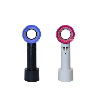Handheld Rechargeable Bladeless Fan with Stand by Corporate Gift Store Singapore