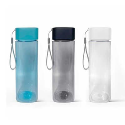 500ml Square AS Plastic Water Bottle by Corporate Gift Store Singapore