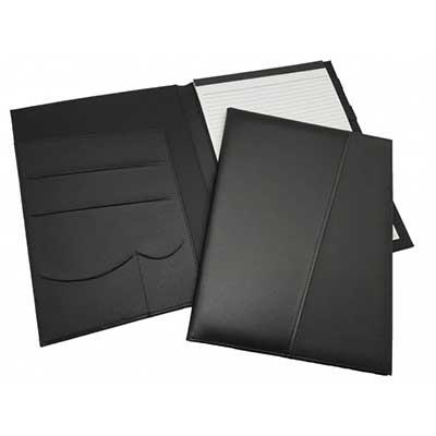 A4 Black Portfolio W/Notepad by Corporate Gift Store Singapore