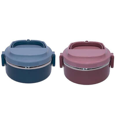 Round Single Layer Lunch Box by Corporate Gift Store Singapore