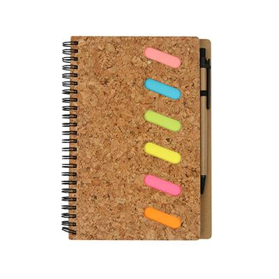 Eco-Friendly A5 Notebook with post it note & Pen by Corporate Gift Store Singapore