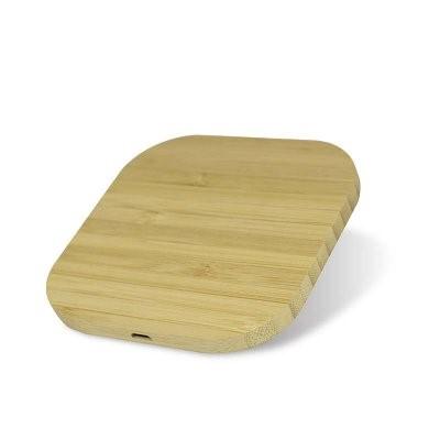 Eco Friendly Bamboo Wireless Charger by Corporate Gift Store Singapore