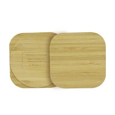Eco Friendly Bamboo Wireless Charger by Corporate Gift Store Singapore