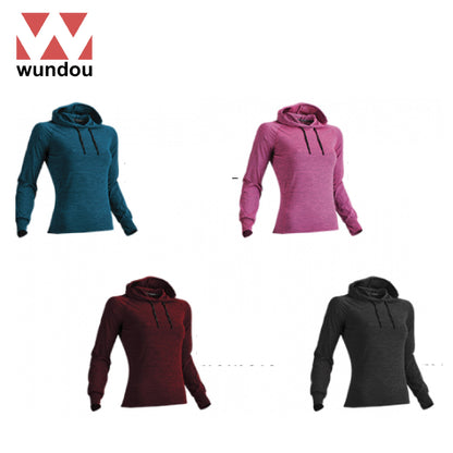Wundou P760 Women's Long Sleeve Fitness Hoodie by Corporate Gift Store Singapore