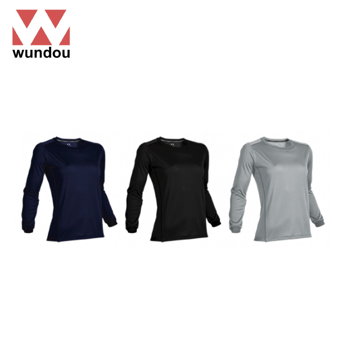 Wundou P960 Women's Anti-Odour Long Sleeve Shirt by Corporate Gift Store Singapore