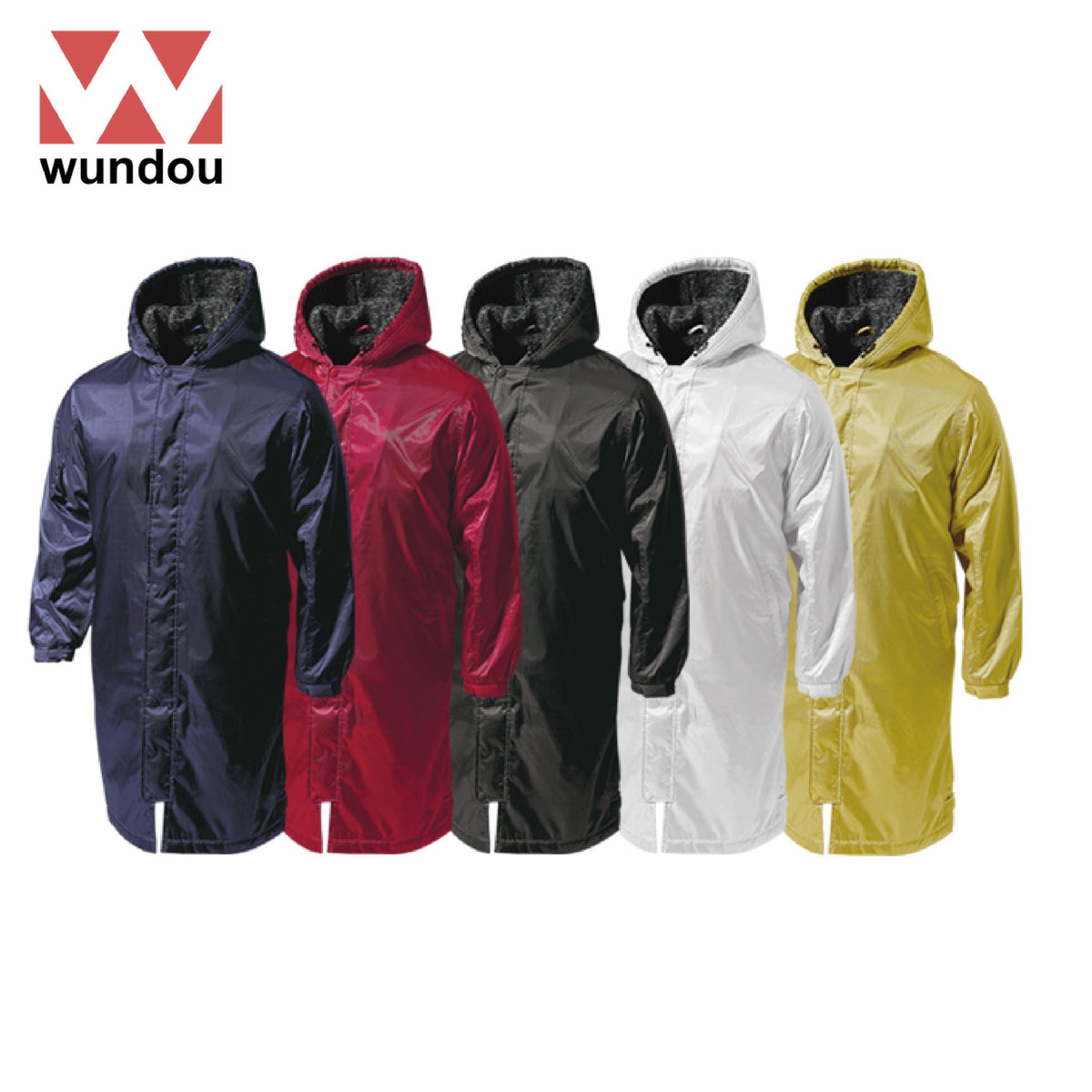 Wundou P6880 Semi-Long Boa Bench Coat by Corporate Gift Store Singapore