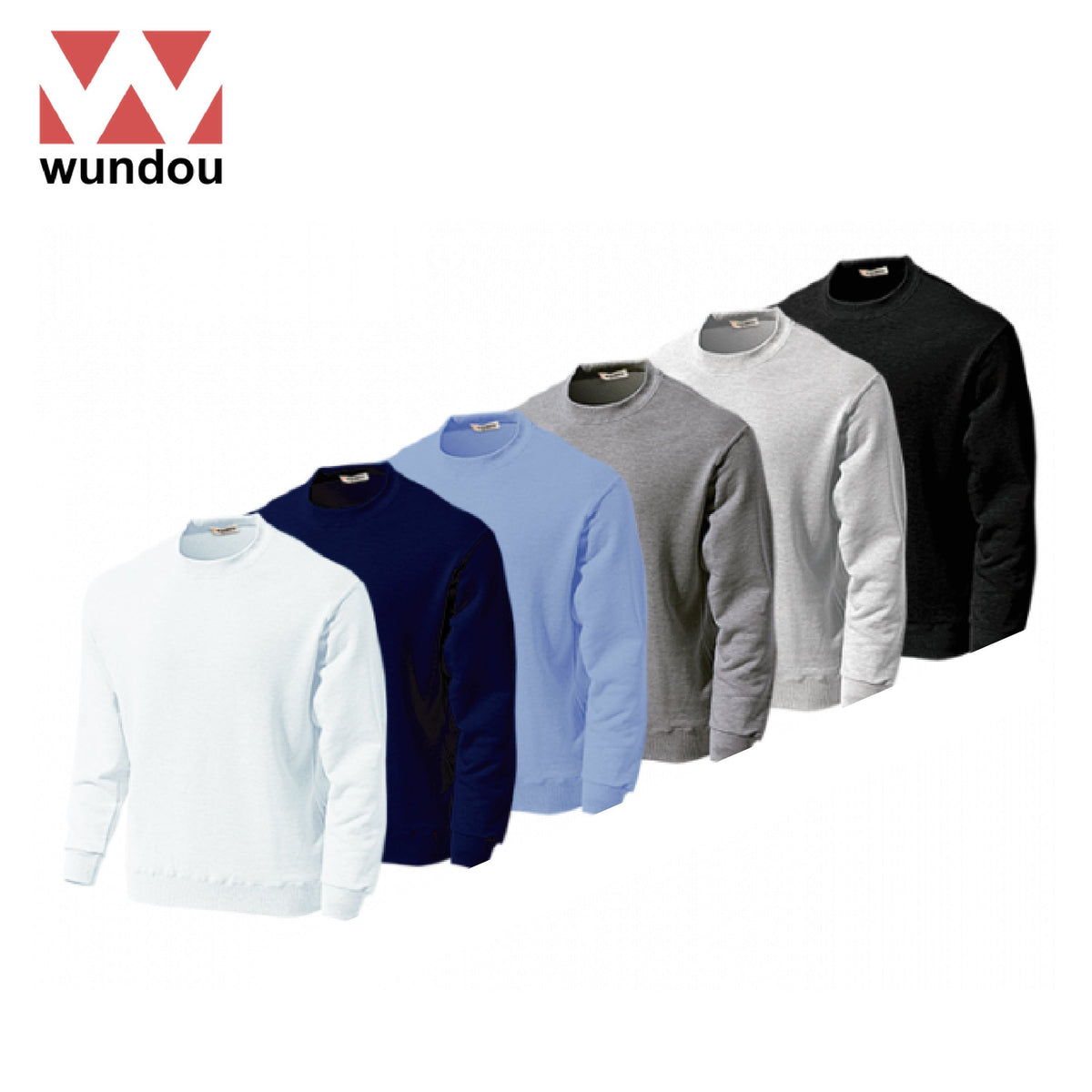 Wundou P601 Super Heavy Cotton Pullover Sweatshirt by Corporate Gift Store Singapore