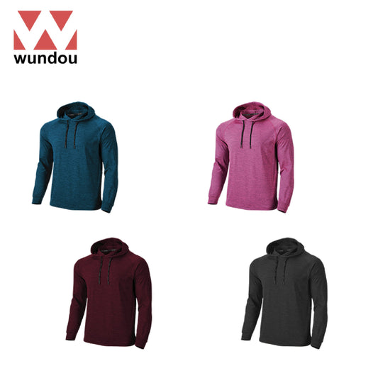 Wundou P750 Long Sleeve Fitness Hoodie by Corporate Gift Store Singapore