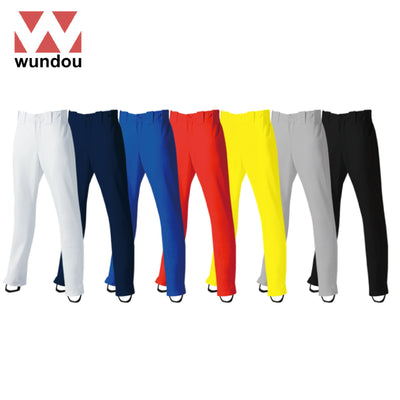 Wundou P2760 Full-Length Straight Baseball Trousers | gifts shop