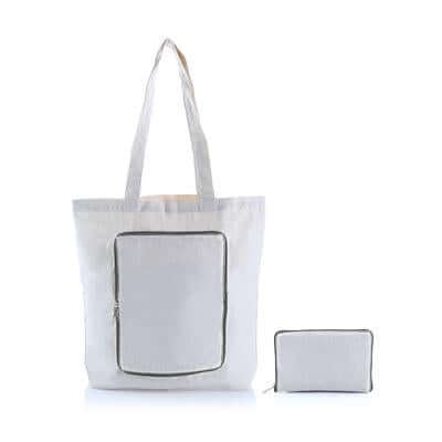 Zipper Foldable Tote by Corporate Gift Store Singapore