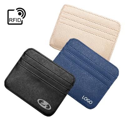 RFID Safe 6 Slot Extra Slim Leather Travel Wallet by Corporate Gift Store Singapore