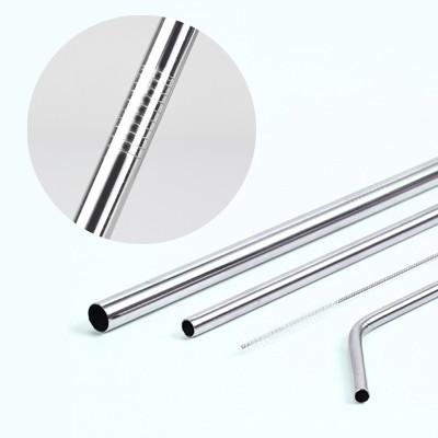 4-in-1 Silver Stainless Steel Drinking Straw Gifts Set by Corporate Gift Store Singapore