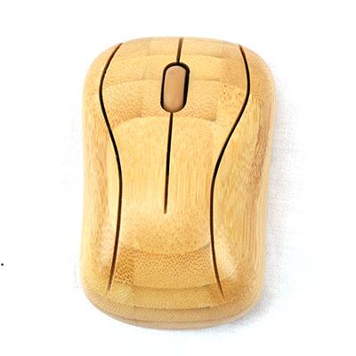 Eco-Friendly Bamboo Wireless Mouse | gifts shop