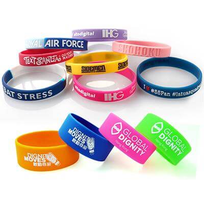 Custom Silicone Wristband by Corporate Gift Store Singapore
