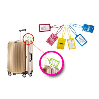 Custom Silicone Luggage Tag by Corporate Gift Store Singapore