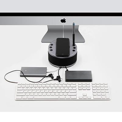 BrandCharger LYNQ Desktop Holder with Speaker and USB Hub | gifts shop