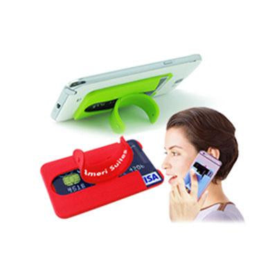 Custom Silicone Mobile Phone Wallet with Stand by Corporate Gift Store Singapore