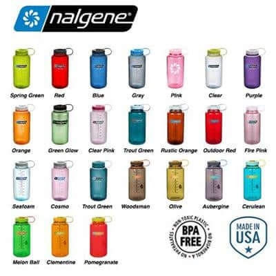 Nalgene 32oz BPA Free Wide Mouth Water Bottle (1,000ml) by Corporate Gift Store Singapore