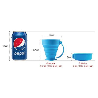 Custom Foldable Silicone Cup by Corporate Gift Store Singapore