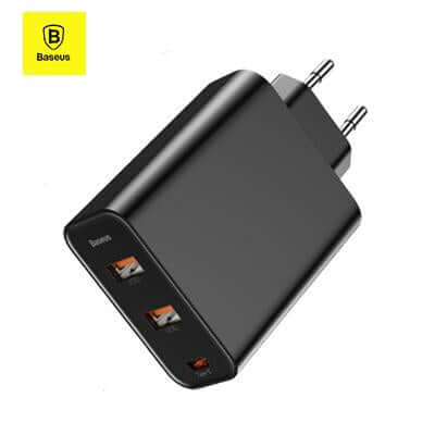 Baseus 3 Ports USB Charger by Corporate Gift Store Singapore