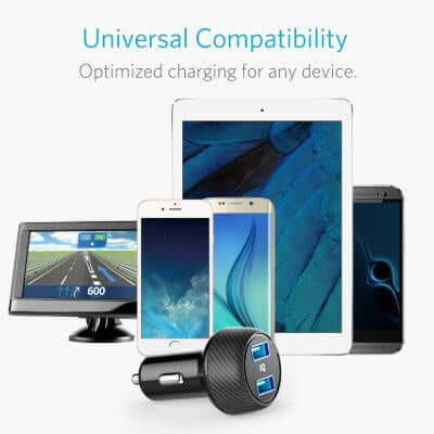 Anker Power Drive 2 Elite Car Charger USB Charger by Corporate Gift Store Singapore