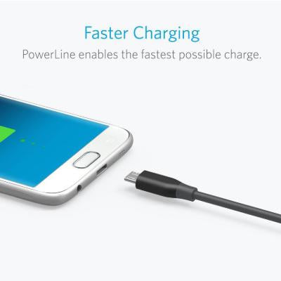 Anker PowerLine Micro USB Durable Charging Cable (4 inches) | gifts shop