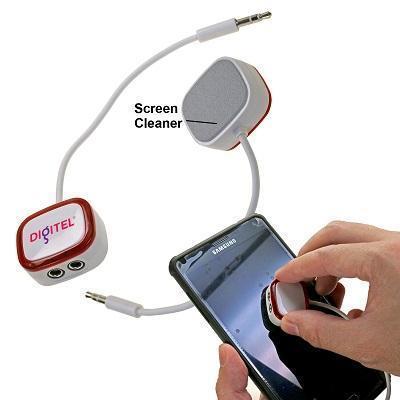 Audio Splitter with Screen Cleaner | gifts shop
