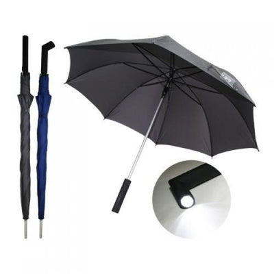 Auto Open Torch Light Umbrella | gifts shop
