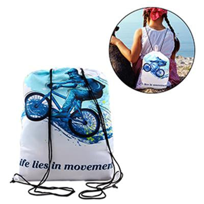 Custom Promotional Drawstring Backpack by Corporate Gift Store Singapore