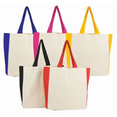 Eco Canvas Bag with coloured wall by Corporate Gift Store Singapore