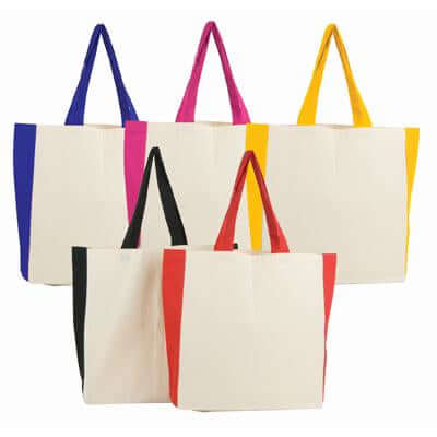 Eco Canvas Bag with coloured wall | gifts shop