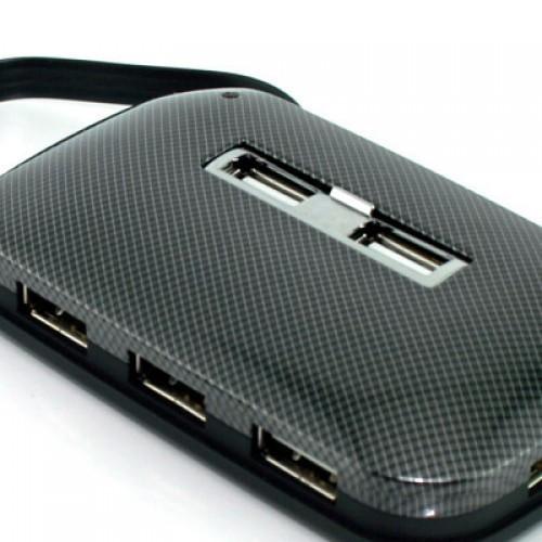 Carbonite 7-port USB Hub with DC Output by Corporate Gift Store Singapore
