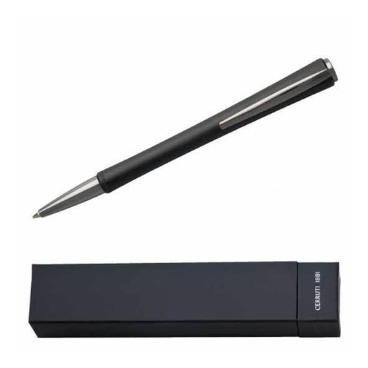 CERRUTI 1881 Flax Black Ballpoint Pen by Corporate Gift Store Singapore