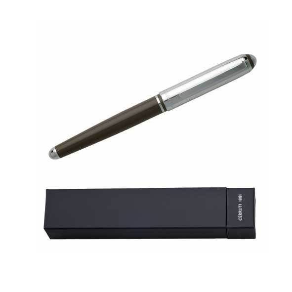CERRUTI 1881 Miles Taupe Rollerball Pen by Corporate Gift Store Singapore