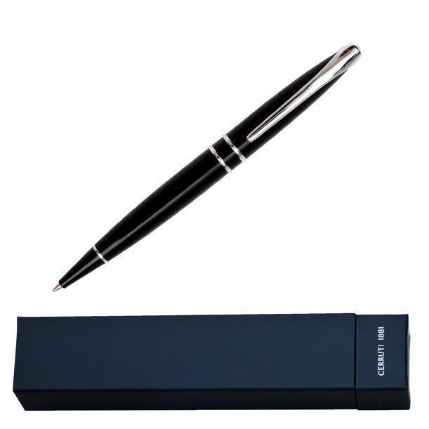 CERRUTI 1881 Silver Clip Ballpoint Pen by Corporate Gift Store Singapore