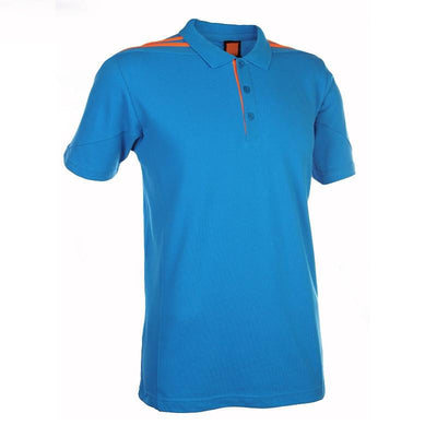 Classic Honeycomb Polo T-shirt with shoulder Striped Accents by Corporate Gift Store Singapore