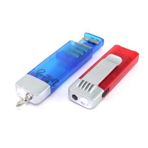 Compact Tool Kit with Torch (Red & Blue) by Corporate Gift Store Singapore