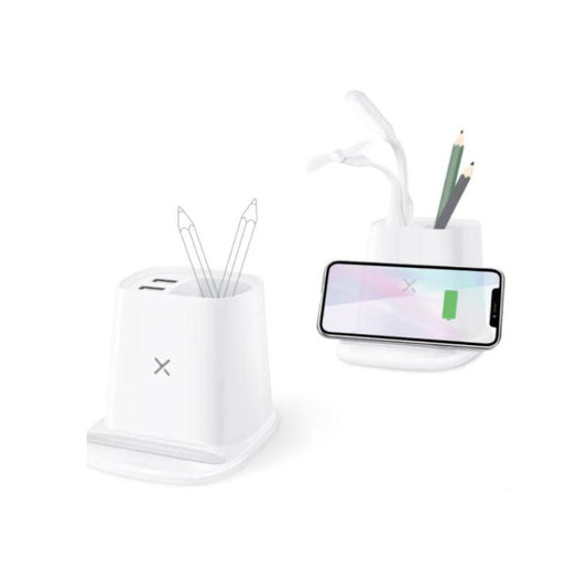 Desktop Wireless Charger Pen Holder and Usb Output by Corporate Gift Store Singapore