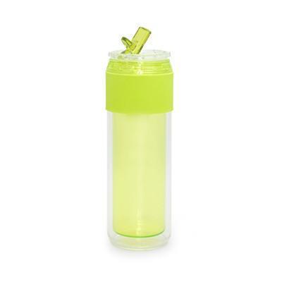 Double Wall Bottle with Straw by Corporate Gift Store Singapore