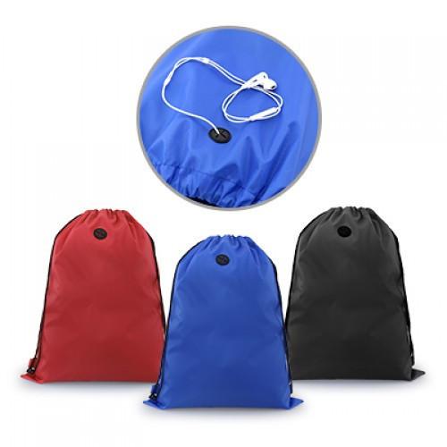 Drawstring Bag With Ear Pieces Eyelet by Corporate Gift Store Singapore