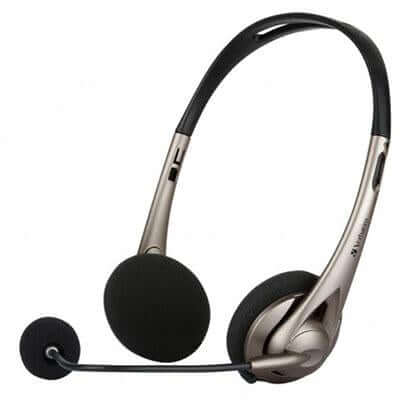 Verbatim Multimedia Headset with Boom Mic & Volume control by Corporate Gift Store Singapore