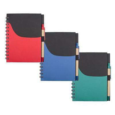 Eco-Friendly Notebook With Pen & Pocket by Corporate Gift Store Singapore