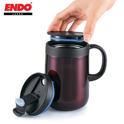 ENDO 480ml Double Stainless Steel Mug | gifts shop