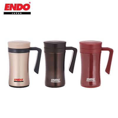 ENDO 450ML Double Stainless Steel Desk Mug by Corporate Gift Store Singapore